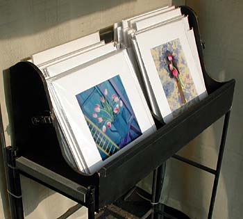 Photographs displayed in clear bags from Impact Images
